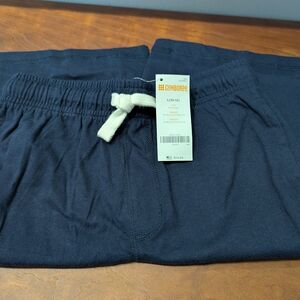 Gymboree Dark Blue Shorts with Cream Drawstring